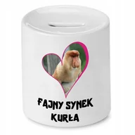 Skarbonki - Dla Skoczka Skarbonka na Urodziny Na Prezent z Nadrukiem ze Zdjęciem + Opakowanie na prezent (wzór 03) - miniaturka - grafika 1