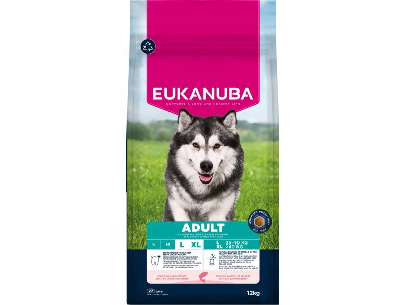 Karma dla psa EUKANUBA Adult Large Breed Łosoś 12 kg