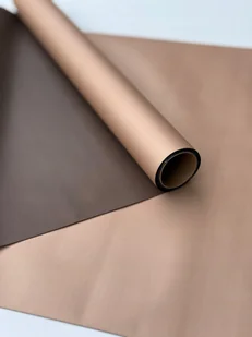 Papier Folia satynowy do pakowania 50cmX9m dwukolorowy Kawa + Beżowy - Folia, papier śniadaniowy, serwetki Papier Folia satynowy do pakowania 50cmX9m dwukolorowy Kawa + Beżowy - Folia, papier śniadaniowy, serwetki - miniaturka - grafika 1