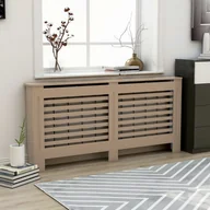 Akcesoria grzewcze - vidaXL Osłona na kaloryfer, 172x19x81 cm, MDF - miniaturka - grafika 1