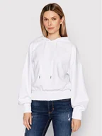 Bluzy damskie - Guess Bluza W2YQ05 KB932 Biały Relaxed Fit - miniaturka - grafika 1
