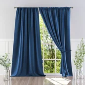 Zasłony - Zasłona na taśmie Velvet granat 135 x 245 [cm] - miniaturka - grafika 1