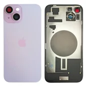 Części serwisowe do telefonów - Klapka Plecki Tył iPhone 15 Plus Pink z Ramką - miniaturka - grafika 1