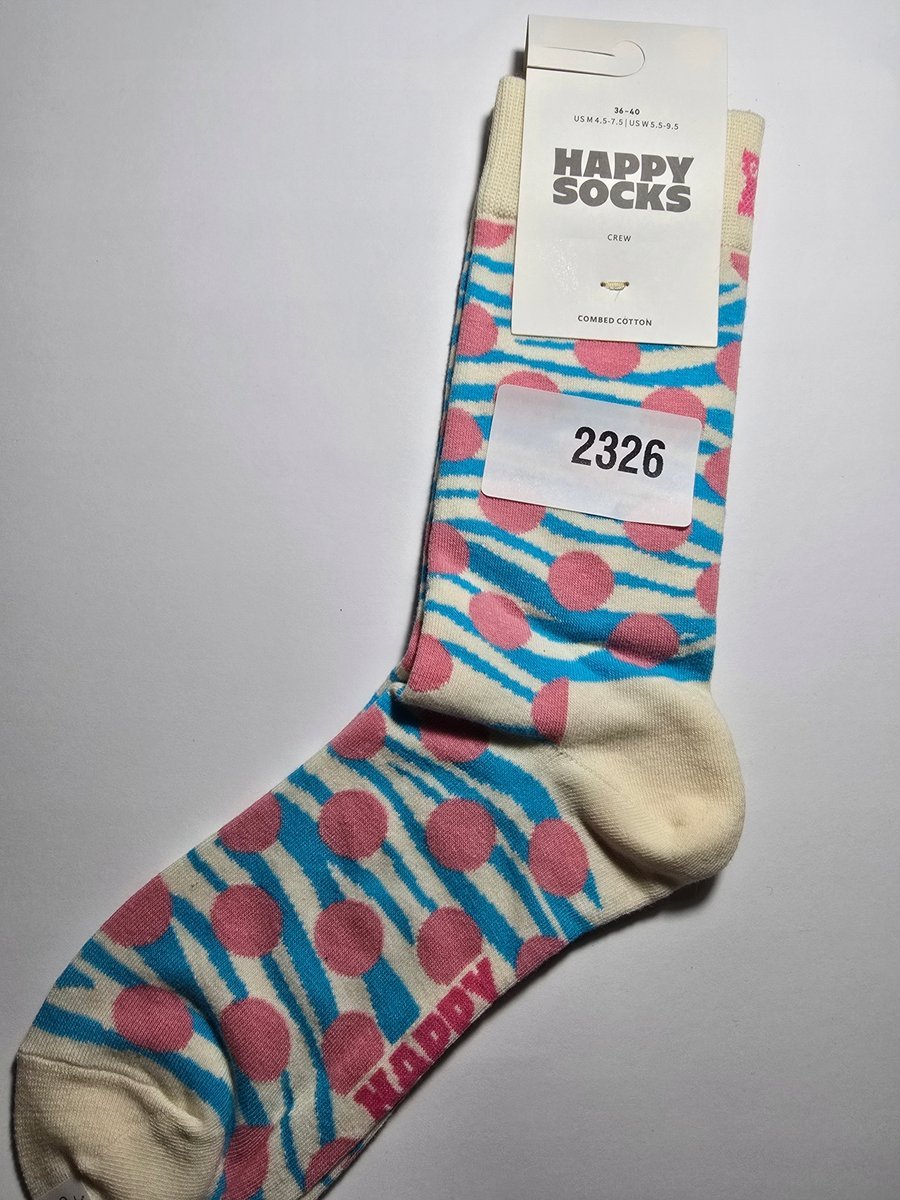 Kolorowe skarpety Happy Socks unisex rozmiar 36-40 (2326)