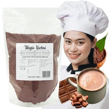 Kakao Holenderskie 1kg Naturalne w Proszku