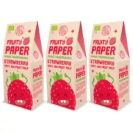 Bakalie - Diet-Food Papier owocowy - truskawka 100% Zestaw 3 x 25 g Bio - miniaturka - grafika 1