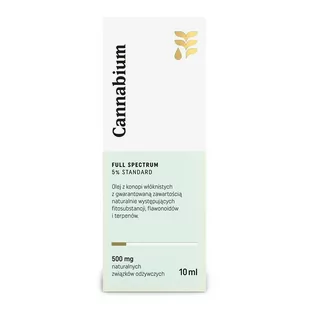 CANNABIUM Cannabium Full Spectrum 5% standard 10 ml CANN197 - Suplementy naturalne - miniaturka - grafika 1
