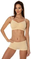 Biustonosze - Stanik Brubeck Comfort Cotton BR00012 beżowy - miniaturka - grafika 1