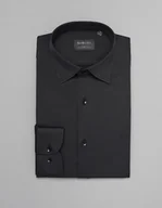 Koszule męskie - koszula acconia 00357 długi rękaw grafit slim fit - miniaturka - grafika 1