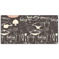 Podkładki na biurko - Podkładka na biurko Kuchenne narzędzia 120x60 cm, Dywanomat - miniaturka - grafika 1