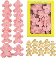 Formy do ciast - Foremki Formy Do Pierników Ciastek 10szt. Świąteczne Wykrawacze Pierniczków - miniaturka - grafika 1