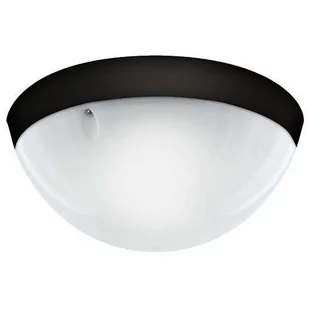 Ideus Ogrodowa LAMPA sufitowa AQUA DOLUNAY S 03076 zewnętrzna OPRAWA elewacyjna KINKIET z sensorem ruchu IP54 czarny biały 03076 - Lampy ogrodowe - miniaturka - grafika 1