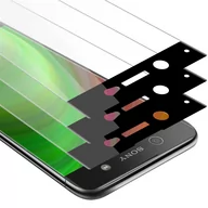 Szkła hartowane na telefon - 3x Szkło Hartowane Do Sony Xperia XA ULTRA Folia pancerna Ochronny w PRZEZROCZYSTY Z CZARNYM Tempered Glass Cadorabo - miniaturka - grafika 1