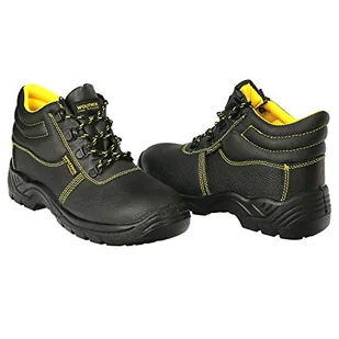 Buty ochronne S3 czarna skóra Wolfpack nr 41 szatnia robocza, obuwie ochronne, buty robocze. - Biuro i firma OUTLET - miniaturka - grafika 1
