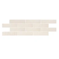 Płytki ceramiczne - Emil Ceramica Kotto Brick Gesso Gres Płytka podłogowa 6x25 cm, biała ECKOBRGGPP6X25B - miniaturka - grafika 1