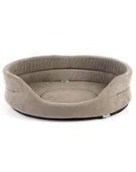Legowiska dla psów - FERA Szare owalne legowisko dla psa rozm. L - miniaturka - grafika 1