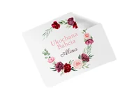Akcesoria do okularów - Ściereczka do okularów z imieniem na dzień babci Kwiaty - 1 szt. - miniaturka - grafika 1