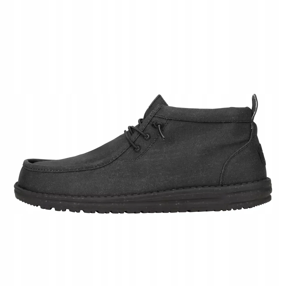 HeyDude Męskie Wysokie Mokasyny Buty Półbuty Wsuwane Wally Mid Canvas 48