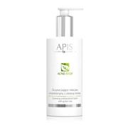 Mleczka do demakijażu - Apis Professional Acne-Stop oczyszczające mleczko antybakteryjne z zieloną herbatą 200 ml - miniaturka - grafika 1