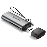 Czytniki kart pamięci - UGREEN Czytnik Czytnik kart 2w1 USB-C 3.1 do microSD + SD 50704 - miniaturka - grafika 1