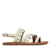 Buty dla dziewczynek - Sandały Geox J Eolie J55BSB 85 C1000 S Biały - miniaturka - grafika 1