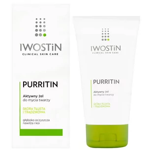 Iwostin Purritin Aktywny żel do mycia twarzy 150ml - Żele do mycia twarzy - miniaturka - grafika 1