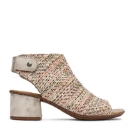 Sandały damskie - Sandały Rieker CEO-64670-62 Beżowy - miniaturka - grafika 1