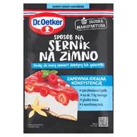 Dodatki do ciast w proszku - Dr. Oetker Słodka Manufaktura Sposób na Sernik na zimno 42 g - miniaturka - grafika 1
