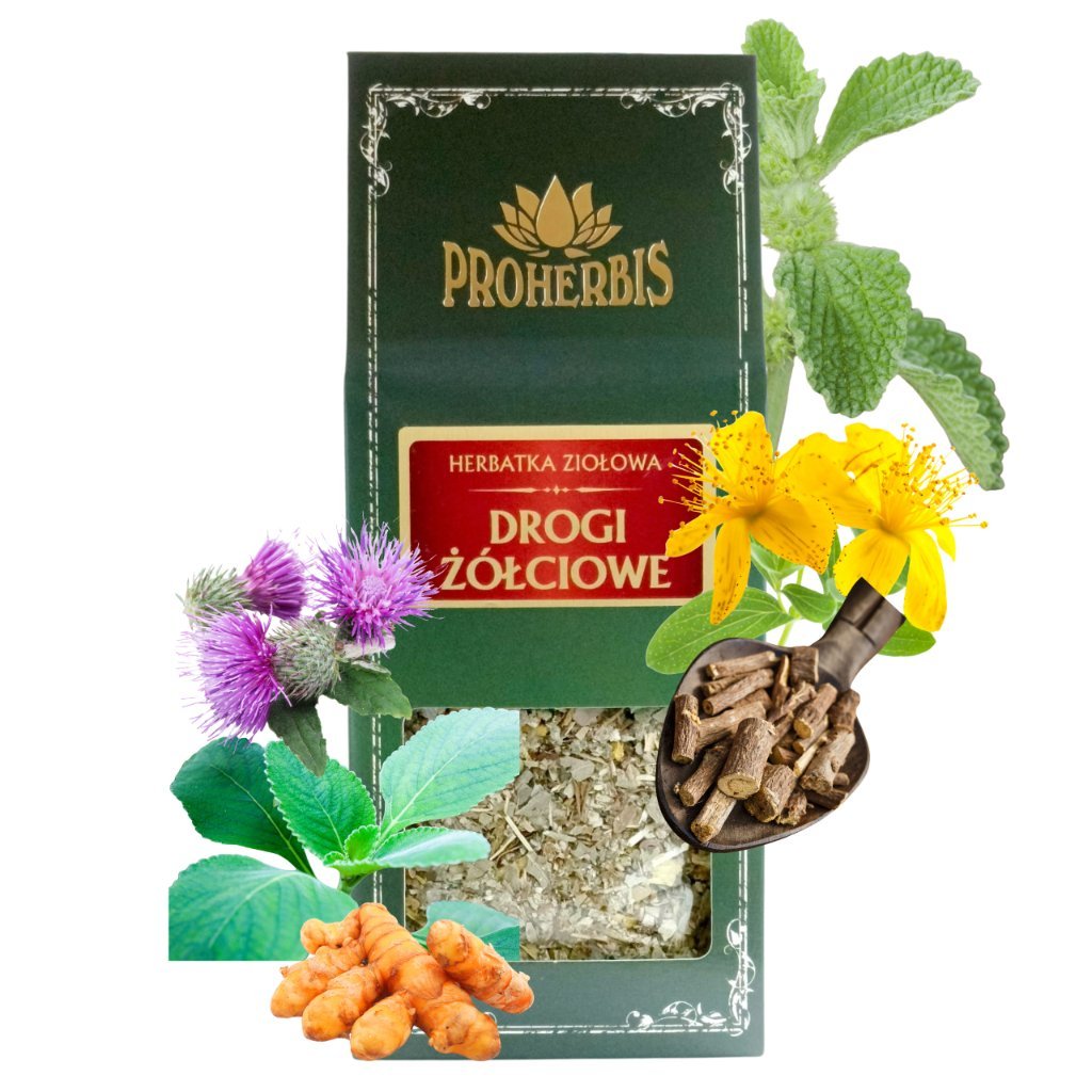 Herbatka Drogi Żółciowe 120g – Na Wątrobę i Kamienie Żółciowe