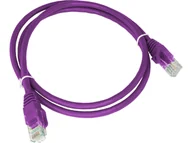 Kable miedziane - Patch-cord ALANTEC kat.6A U/UTP fioletowy 3m LSOH  - ALANTEC - miniaturka - grafika 1