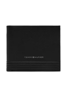 Tommy Hilfiger Duży Portfel Męski Th Business Cc And Coin AM0AM13259 Czarny - Portfele - miniaturka - grafika 1
