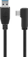 Kable USB - Kabel USB MicroConnect USB-A - USB-C 3 m Czarny (USB3.1CA3A) - miniaturka - grafika 1