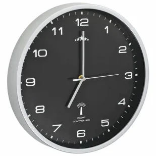 Klasyczny czarny zegar wiszący 31 cm Atix 6X - Zegary - miniaturka - grafika 1