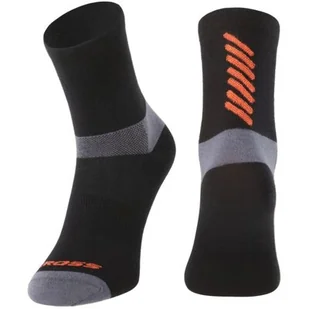 Skarpetki rowerowe KROSS Rubble Mid ( XL) Czarno-czerwony - Skarpetki kolarskie - miniaturka - grafika 1