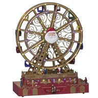 Ozdoby bożonarodzeniowe - Miasteczko bożonarodzeniowe, scenka świąteczna z młyńskim kołem - miniaturka - grafika 1