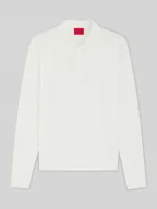 Swetry męskie - Koszulka polo o kroju slim fit z mieszanki wiskozy - miniaturka - grafika 1