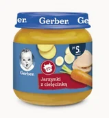 Dania dla dzieci - Gerber Smakowite jarzynki z cielęcinką po 5 miesiącu - 125 g - miniaturka - grafika 1