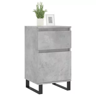 Komoda, szarość betonu, 40x35x70 cm, materiał drewnopochodny Lumarko! - Komody - miniaturka - grafika 4