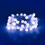 Oświetlenie świąteczne - Lampki choinkowe 100 LED 20m zimny biały kulki ze - miniaturka - grafika 1