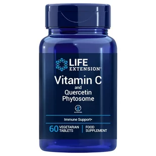 Suplement diety, Life Extension, Vitamin C And Quercetin Phytosome  EU, 60 Tabl. - Witaminy i minerały - miniaturka - grafika 1