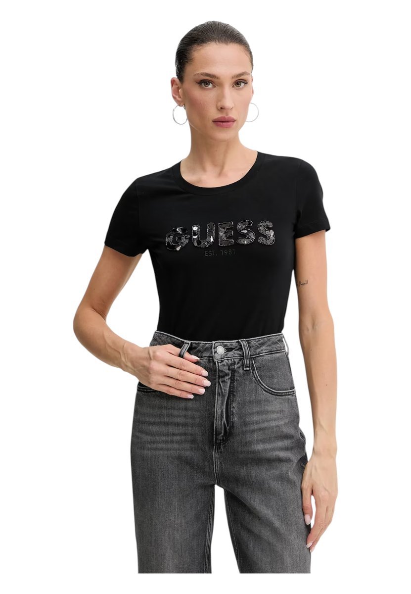 T-shirt vestibilità slim Donna Guess