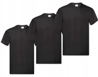 Koszulki męskie - Koszulka T-Shirt Męski 3 szt ZESTAW KOMPLET FOTL Original 610820 CZARNA XXL - miniaturka - grafika 1