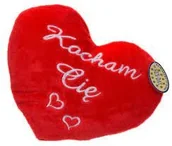 Maskotki i pluszaki - Prezent Na Walentynki Poduszka Serce Kocham Cię - miniaturka - grafika 1