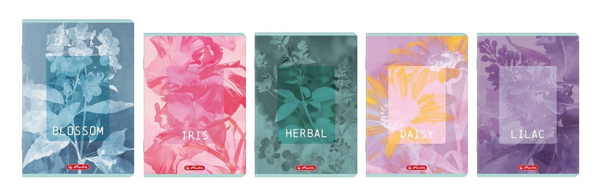 Zeszyt A5 60k linia Blossom Rośliny Herlitz