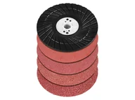 Akcesoria do elektronarzędzi - PARKSIDE® Szczotki do szlifierki kątowej (Zestaw tarcz z włókna i talerzy podporowych) - miniaturka - grafika 1