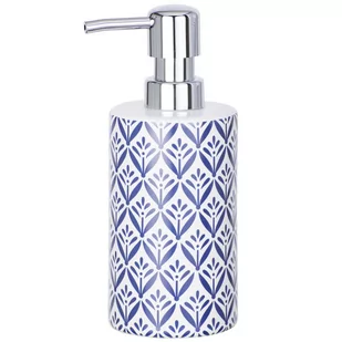 Wenko Dekoracyjny dozownik do mydła z pompką ornament pojemnik na mydło,kolor biały ceramiczny 360 ml pojemności B07B57Q4YX - Mydelniczki i dozowniki mydła - miniaturka - grafika 2