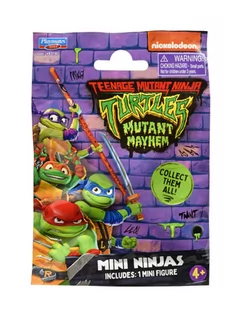 Wojownicze Żólwie Ninja, Minifigurki w torebkach niespodzianka, figurka, 5 cm - Figurki dla dzieci - miniaturka - grafika 1