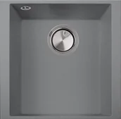 Zlewozmywaki - Zlew PLADOS ONE 4110-U TITANIUM METAL (szary metalik 42) (ON4110ST42) - miniaturka - grafika 1