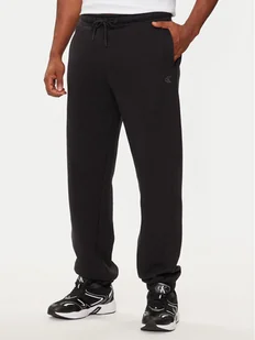 Calvin Klein Jeans Spodnie dresowe J30J326401 Czarny Relaxed Fit - Spodnie sportowe męskie - miniaturka - grafika 1