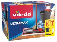 Miotły, szufle, mopy - Vileda Zestaw Ultramax, mop z wiadrem - miniaturka - grafika 1